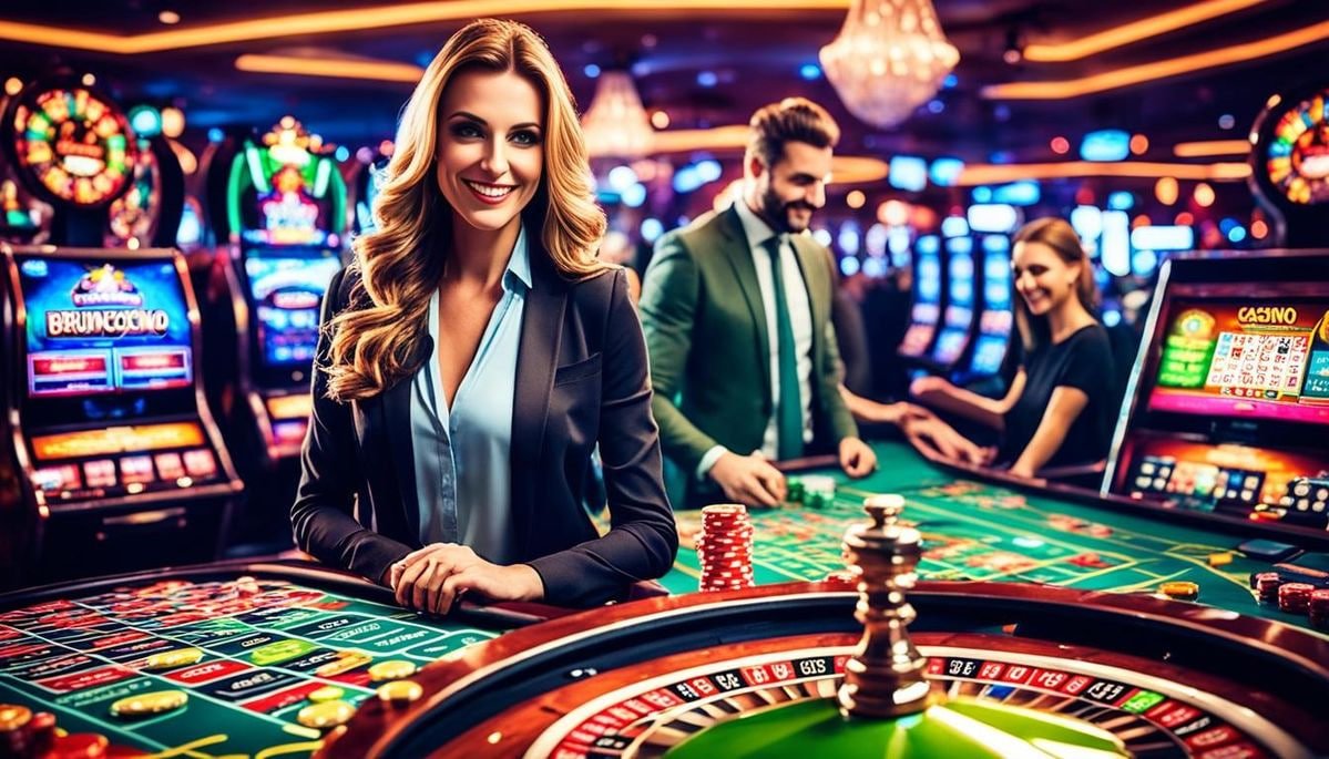Tampilan pertandingan sepak bola virtual dan balap kuda virtual di sampoernaslot